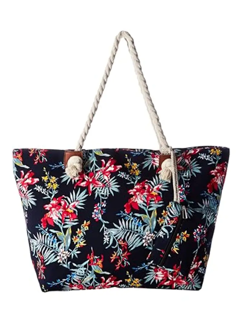 DonDon Grande borsa da spiaggia idrorepellente con cerniera - Hawaii Life