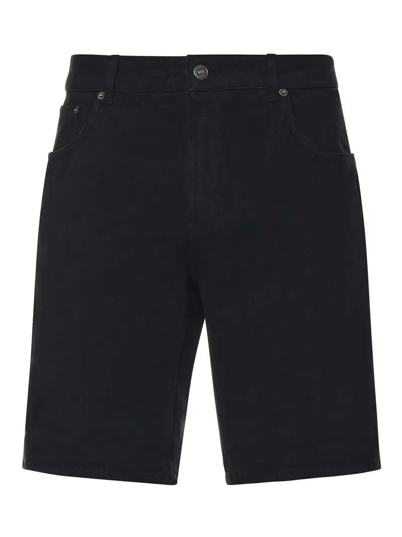 Bermuda Derick in cotone Nero