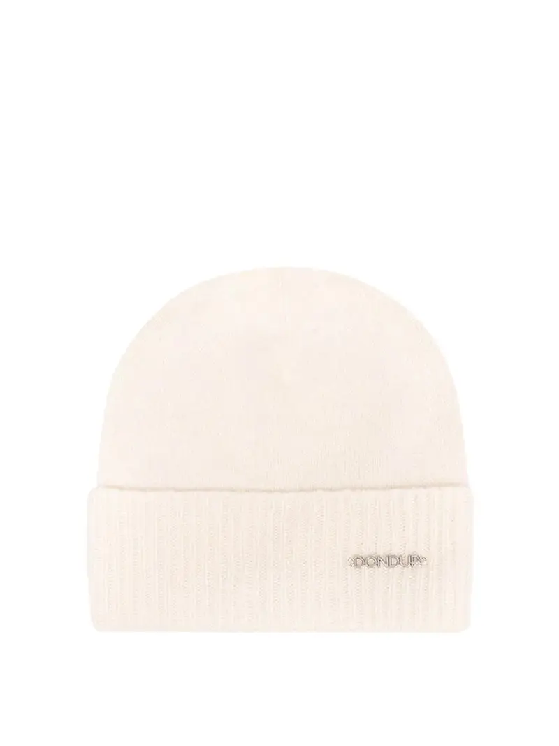 Cappello in cashmere Bianco