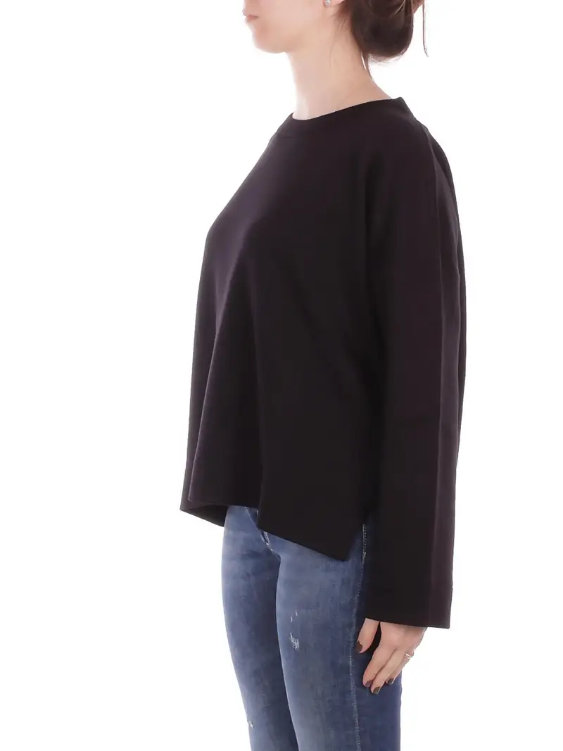 Felpa Donna Nero miniatura 2