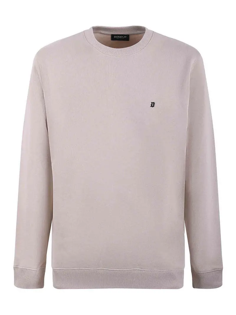 Felpa in cotone Beige