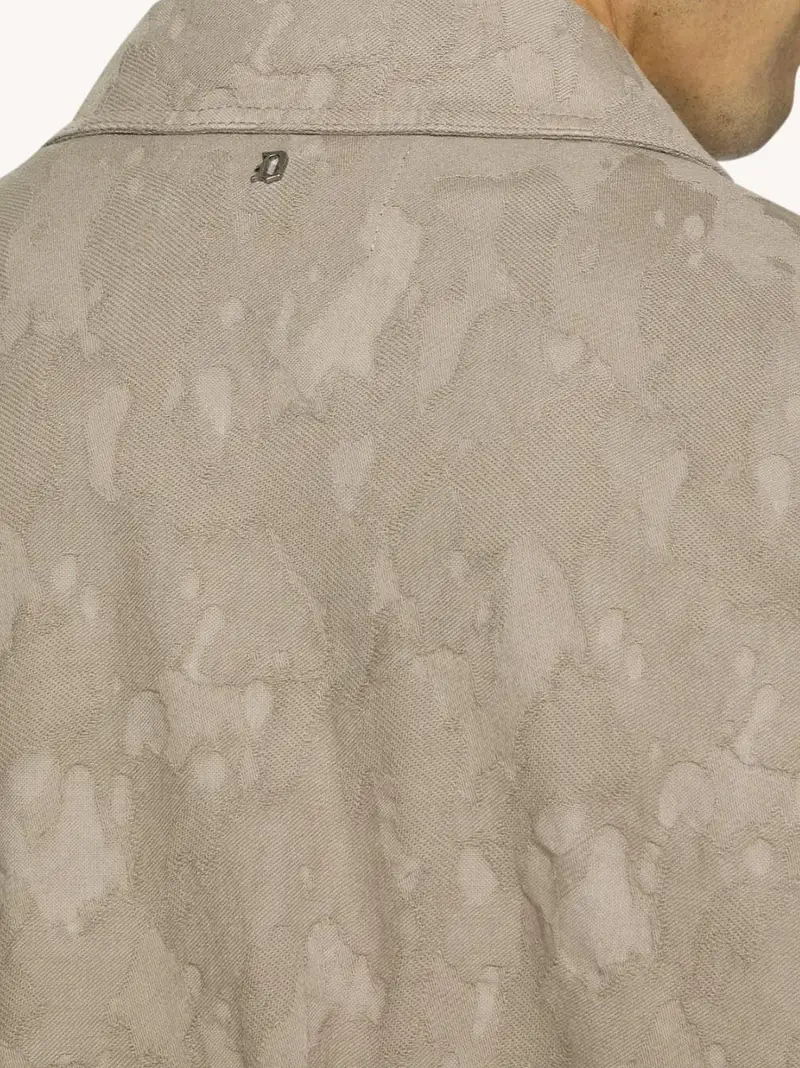 Giacca camicia regular in cotone camouflage Castoro miniatura 3