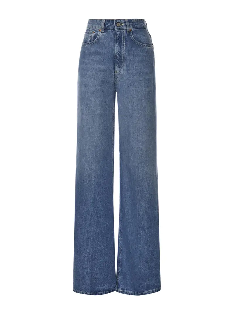 Jeans a gamba larga Beatrix Blu