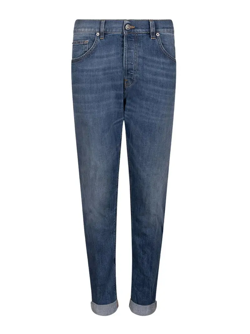 Jeans Risvoltati Blu