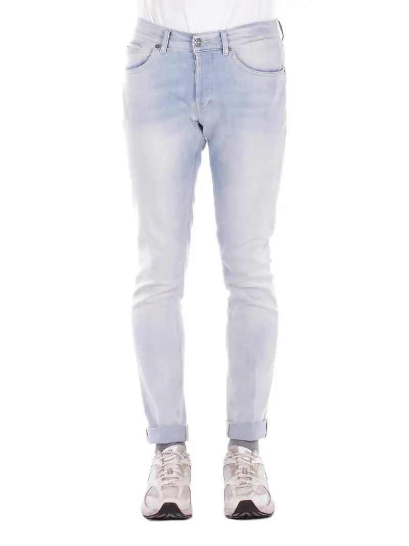 Jeans Uomo DONDUP Denim blu Jeans 5tasche skinny george