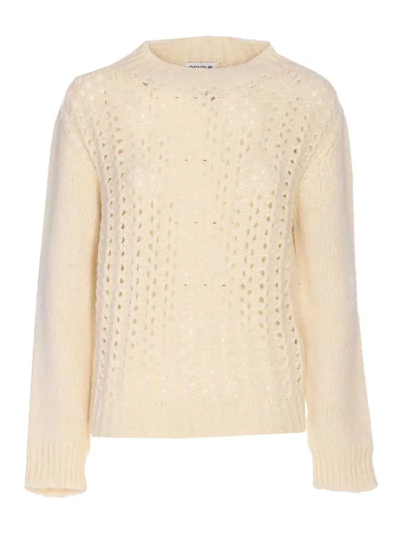 Maglione bianco della dolcevita