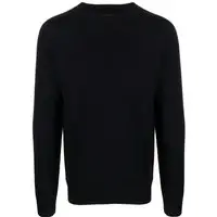 Maglione Uomo Blu Lana miniatura 3