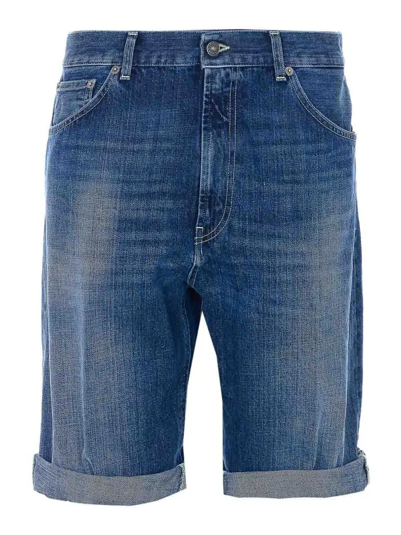 Pantaloncini Lenz in denim Blu