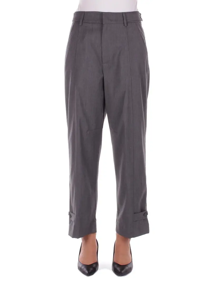 Pantalone Donna DONDUP Grigio Pantalone fannie