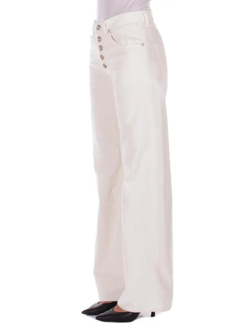 Pantalone Donna DONDUP Panna Pantalone ljacklyn gioie miniatura 2