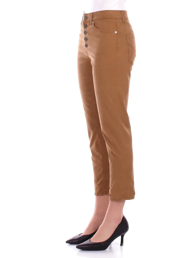 Pantalone Donna DONDUP Tabacco Koons gioiello miniatura 2