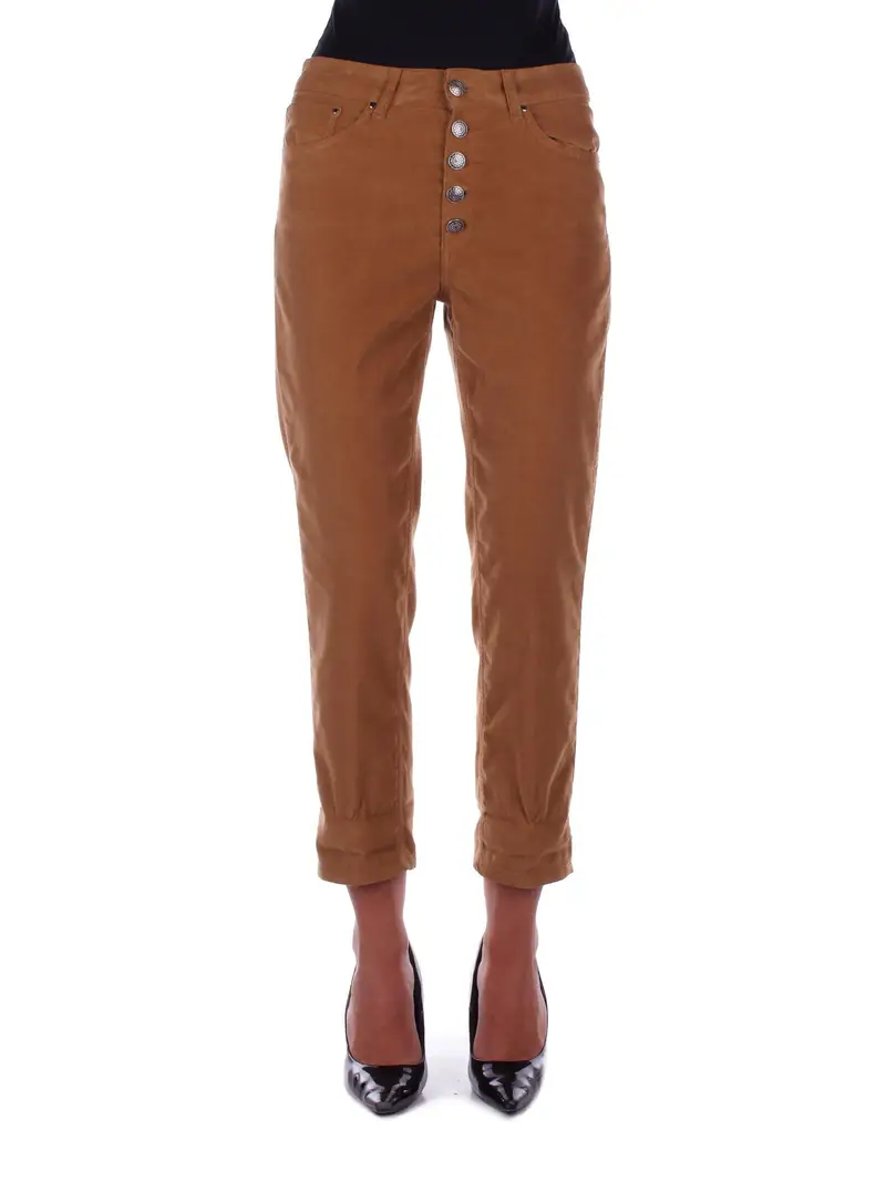 Pantalone Donna DONDUP Tabacco Pantal. koons bot gioiello
