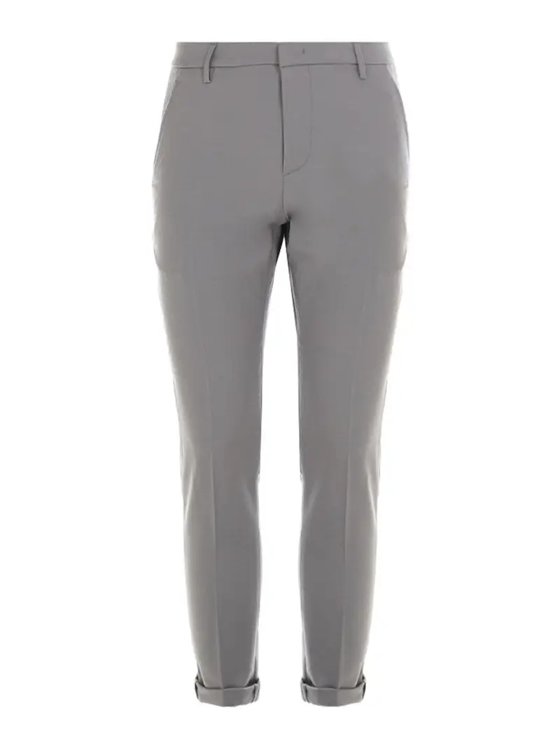 Pantalone in lana vergine Tortora