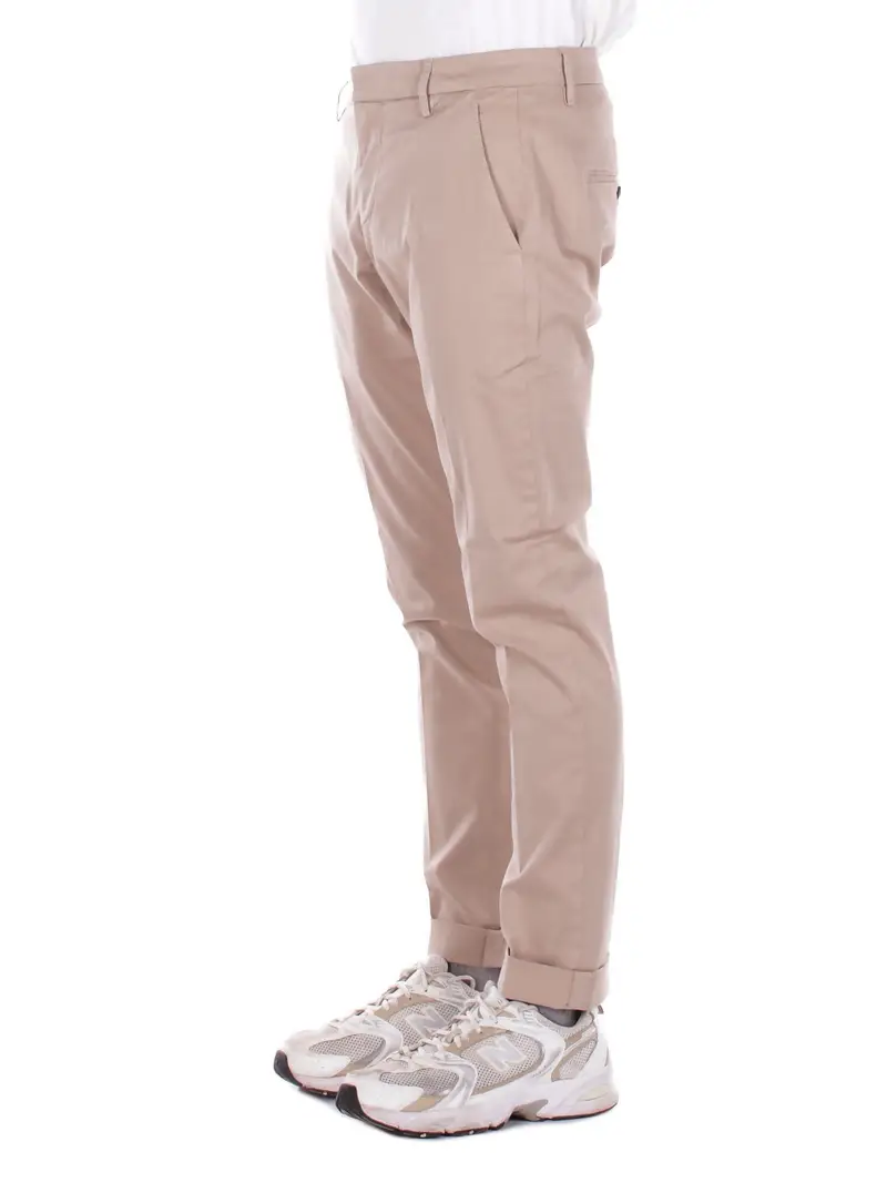 Pantalone Uomo DONDUP Beige Pantalone slim chino gaubert i miniatura 2