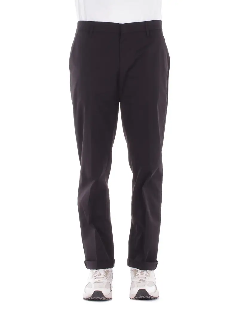 Pantalone Uomo DONDUP Nero Pantalone gaubert relax