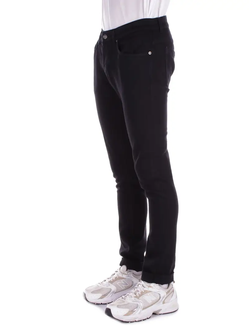 Pantalone Uomo DONDUP Nero Pantalone george miniatura 2