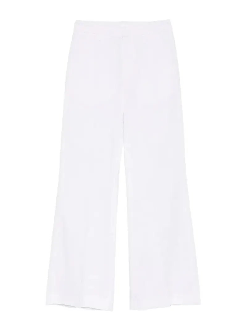 Pantaloni a gamba larga Janice Bianco