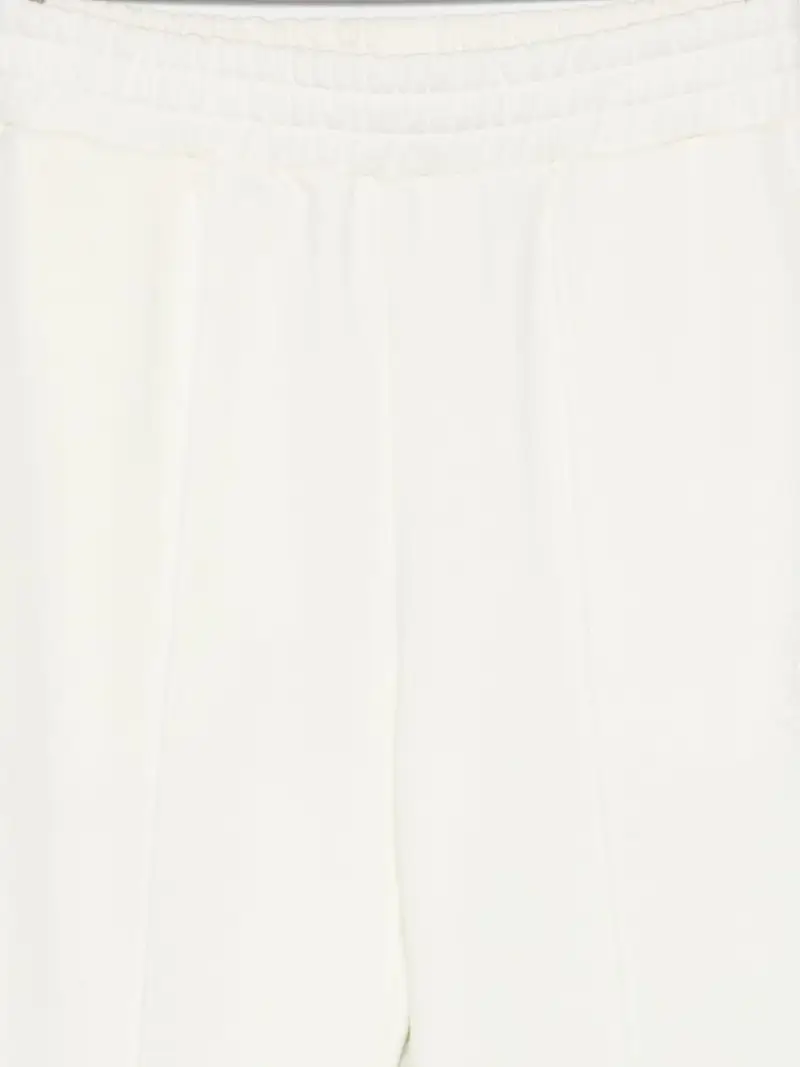 Pantaloni bianchi con vita elasticizzata Bianco miniatura 3