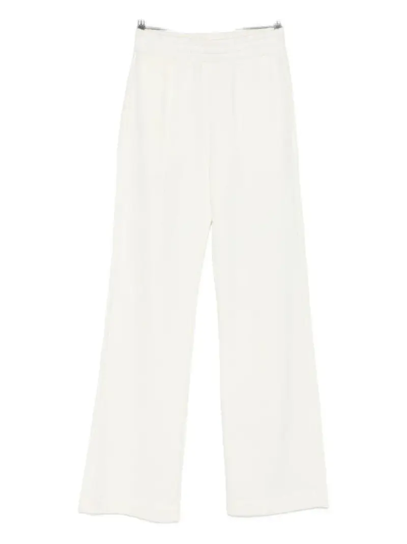 Pantaloni bianchi con vita elasticizzata Bianco