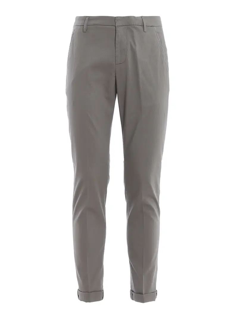 Pantaloni chino Gaubert in misto cotone grigi Grigio