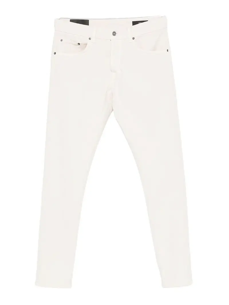 Pantaloni Con Logo Beige