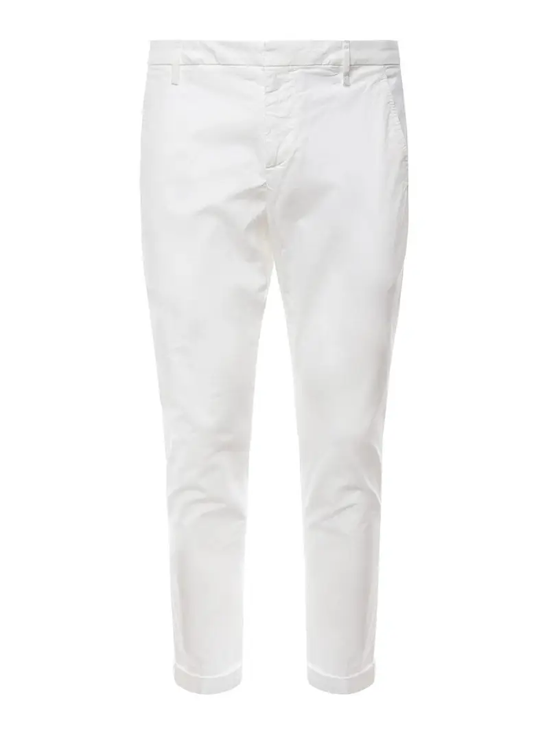 Pantaloni di velluto a velluto a coste Bianco