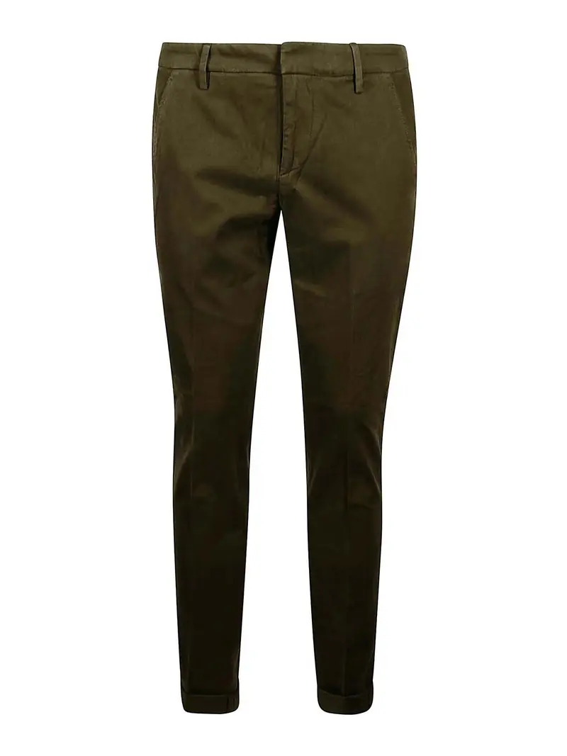 Pantaloni gaubert slim Verde