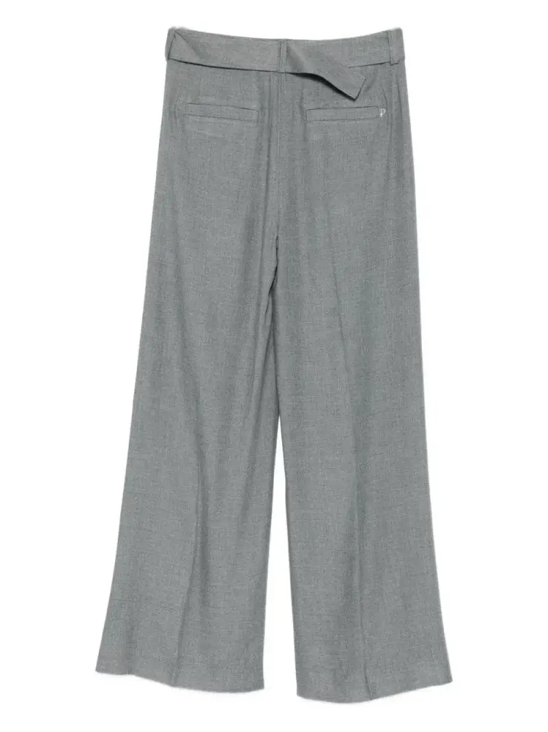 Pantaloni grigi con cintura Grigio miniatura 2
