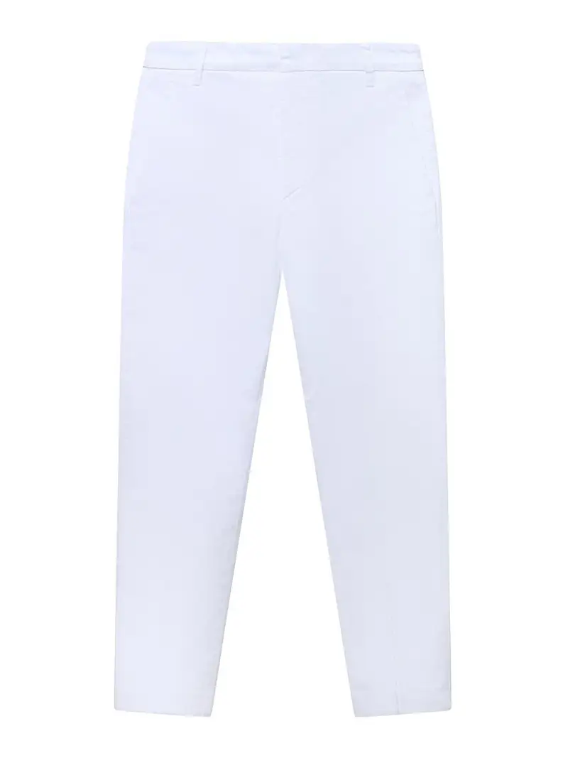 Pantaloni Nima in cotone Bianco