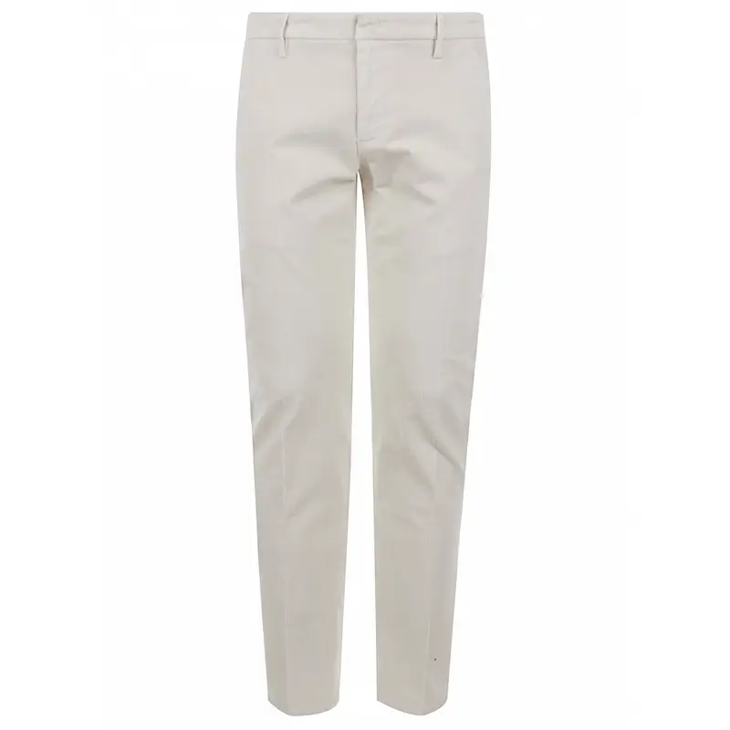 pantaloni uomo in velluto panna