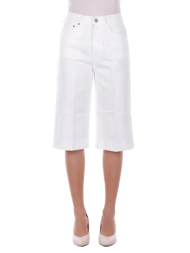 Shorts Donna DONDUP Bianco Shorts regular delfine in bull