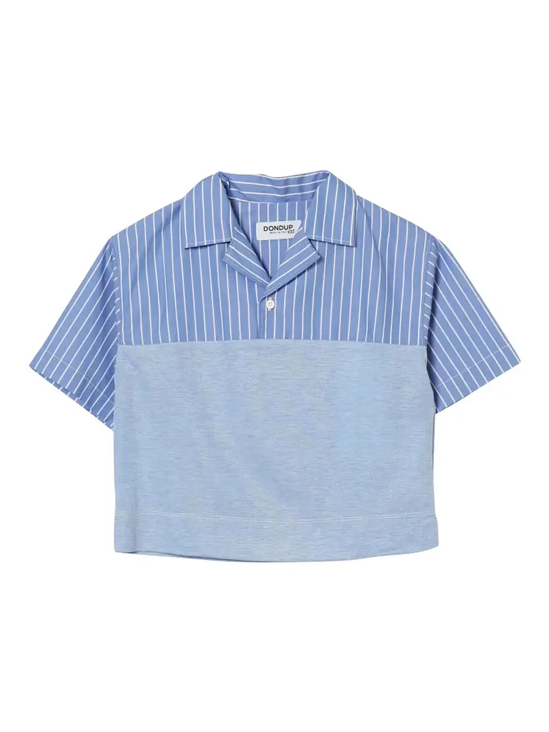 T-Shirt Con Logo Blu