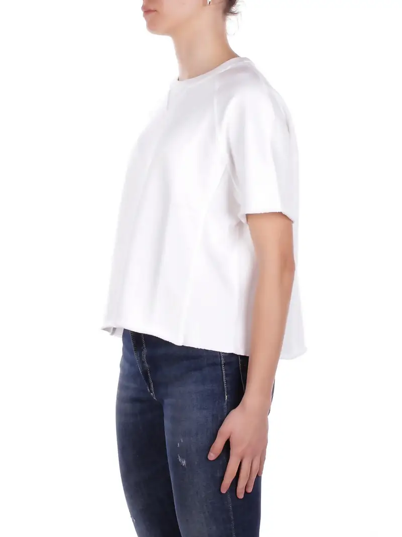 DONDUP T-shirt Donna Bianco 4263338 miniatura 2