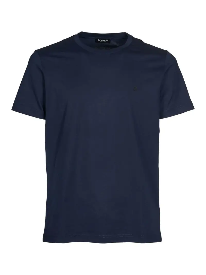 T-shirt girocollo regolare in jersey Blu