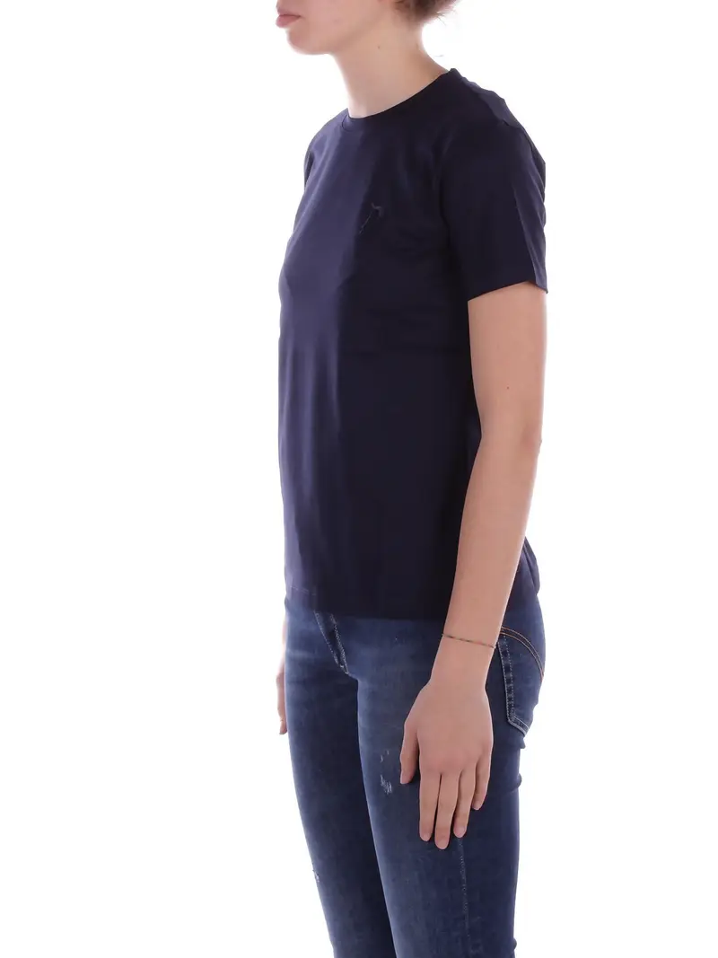 DONDUP T-shirt Donna Blu 2455159 miniatura 2