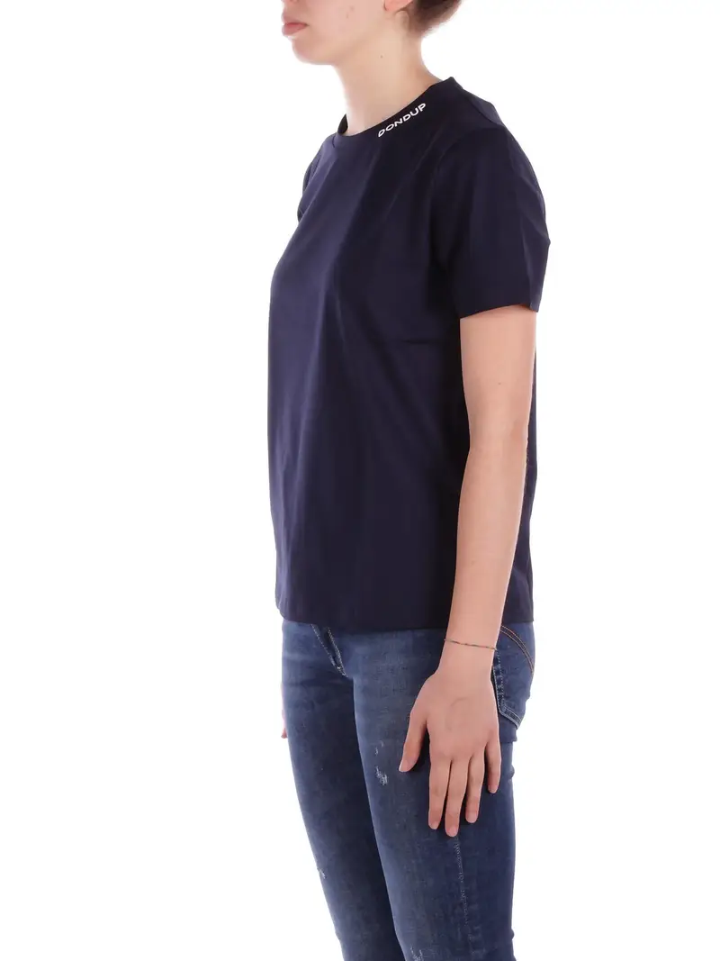 DONDUP T-shirt Donna Nero 2953365 miniatura 2