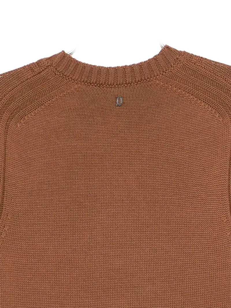 Dondup Maglione Marrone in Cotone miniatura 2