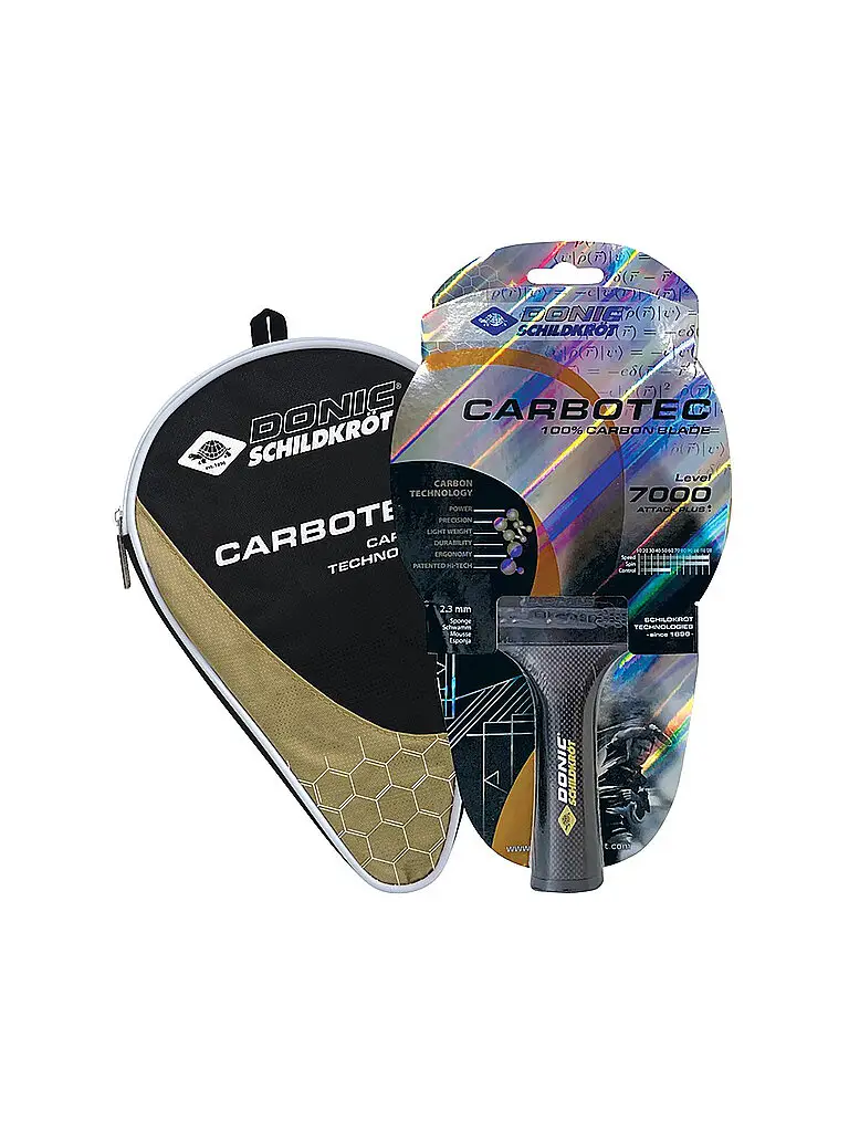 Racchetta da ping pong CarboTec 7000 grigio