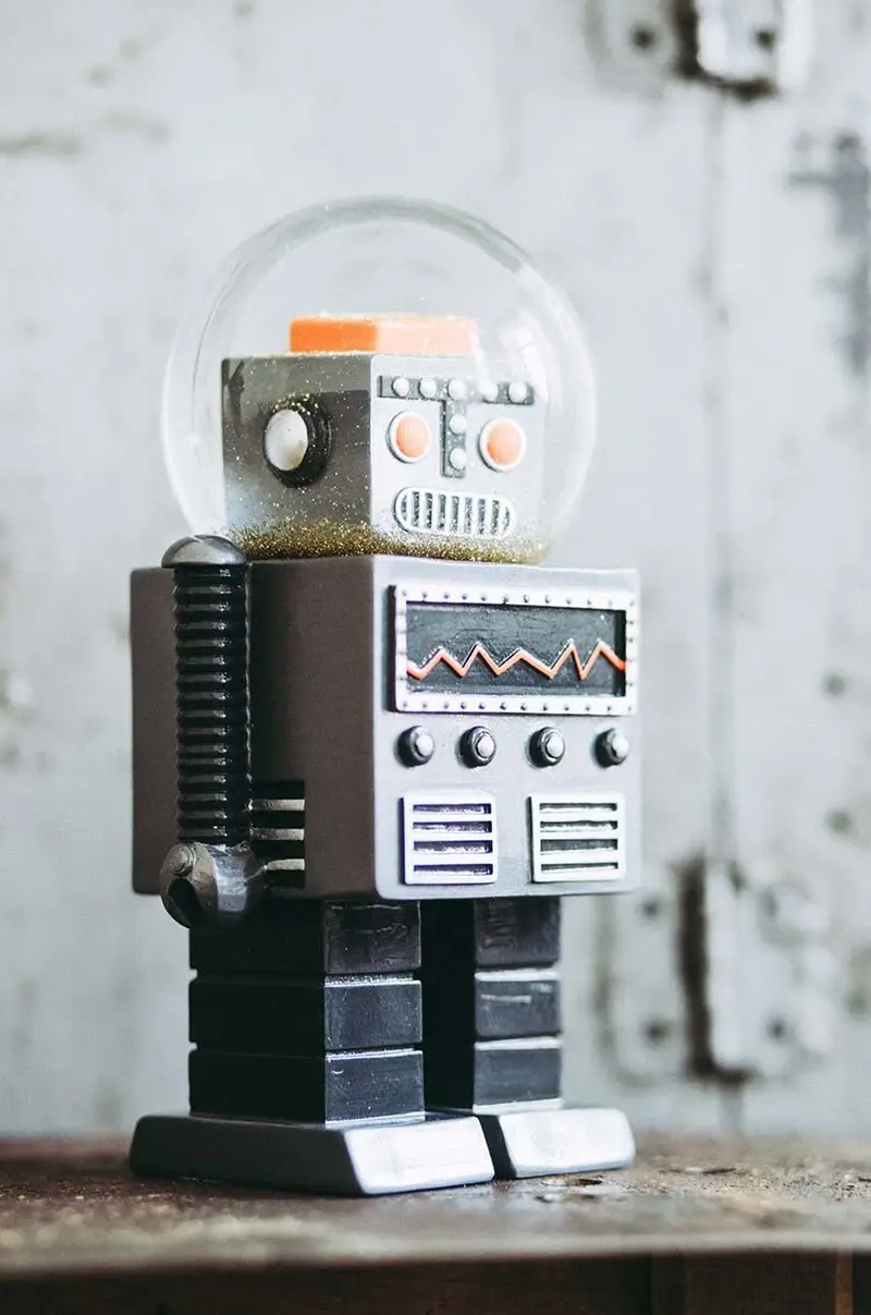 decorazione The Giant Robot Multicolore miniatura 2