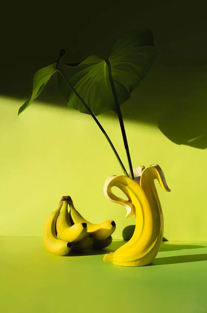 vaso decorativo Banana Romance Giallo miniatura 5
