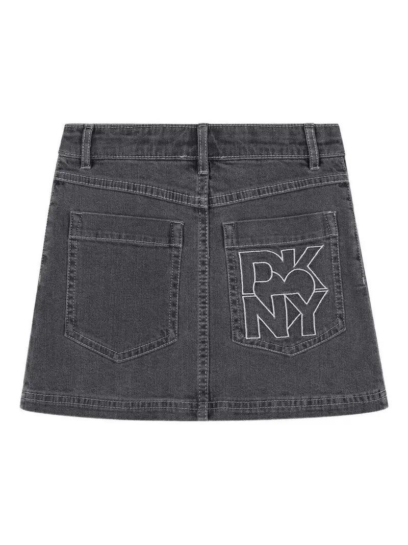 Donna Karen Kids Gonna in Denim Scuro Unisex miniatura 2