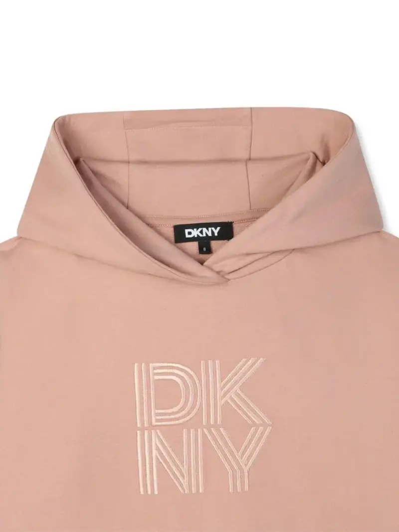 Donna Karen Kids Felpa Unisex Rosa miniatura 2