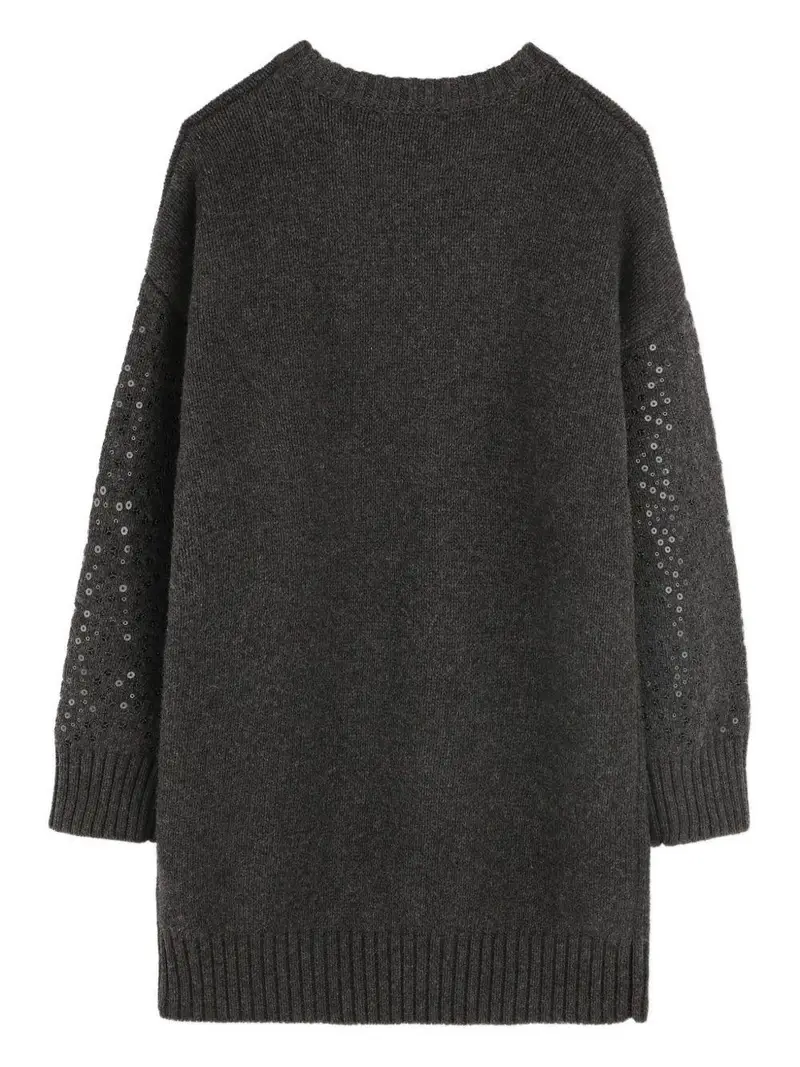 Donna Karen Kids Maglione Unisex Grigio Scuro miniatura 3