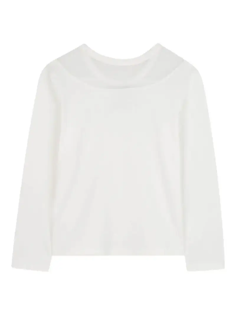 Donna Karen Kids Maglia Unisex Bianco miniatura 2