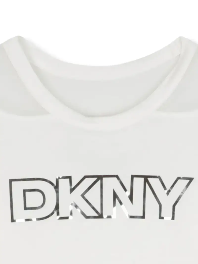 Donna Karen Kids Maglia Unisex Bianco miniatura 3