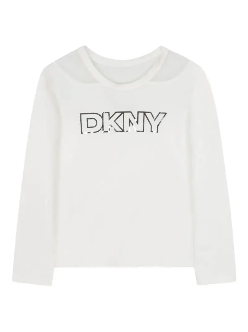 Donna Karen Kids Maglia Unisex Bianco