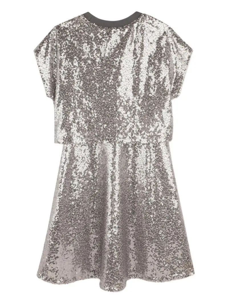 Donna Karen Kids Abito Unisex Grigio Argento miniatura 2