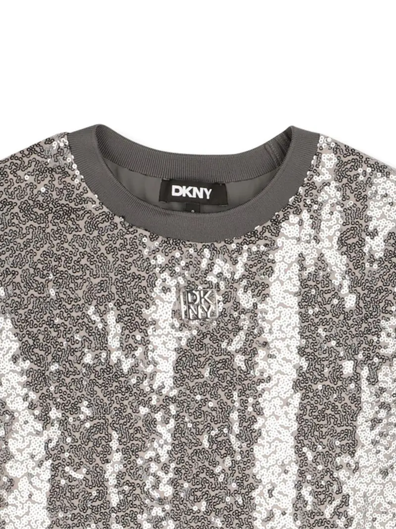 Donna Karen Kids Abito Unisex Grigio Argento miniatura 3