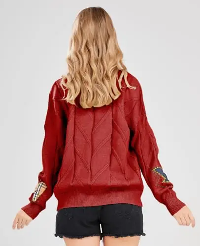Ebossy Cardigan Rosso 3506597 miniatura 3