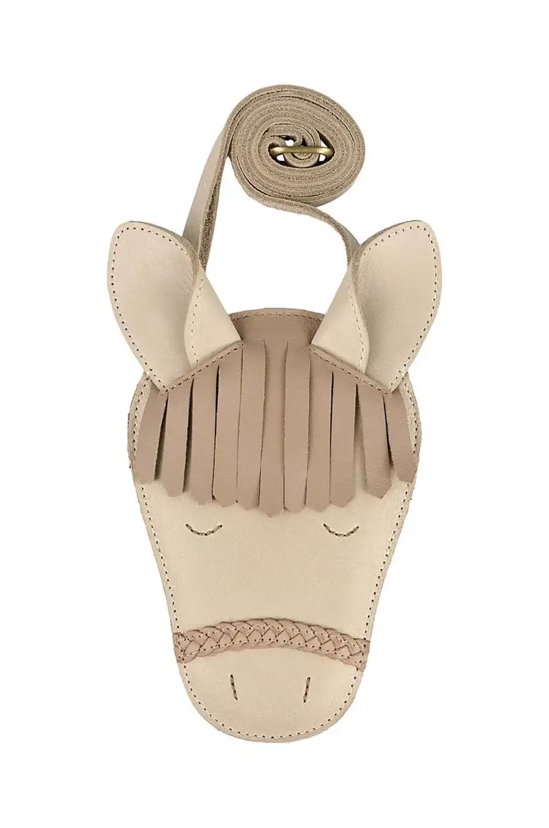 borsa di pelle bambino/a Britta Special Purse Horse colore beige 5002107 miniatura 3